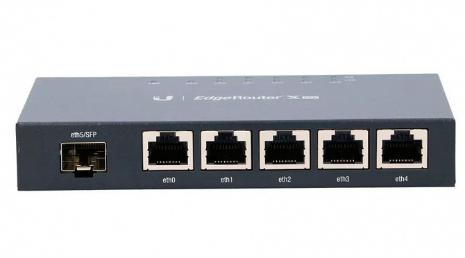 Недорогой роутер Ubiquiti Edgerouter X Sfp с пятью портами Київ - зображення 1