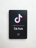 Nfc карточка для Tiktok | Упростите для своих клиентов подписку на Вашу страницу Тикток Харків