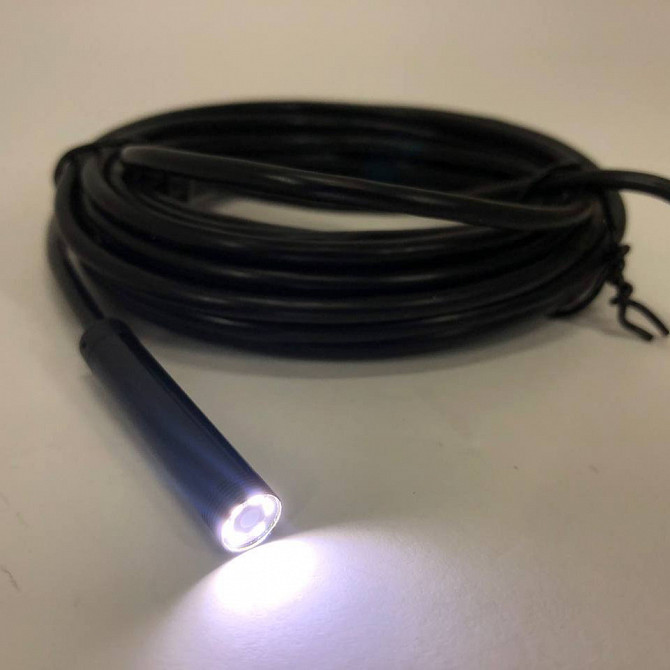 Камера ендоскоп з кабелем на 2 метри 7 мм Usb/micro Usb з підсвічуванням, Usb ендоскоп для андроїд Київ - зображення 1