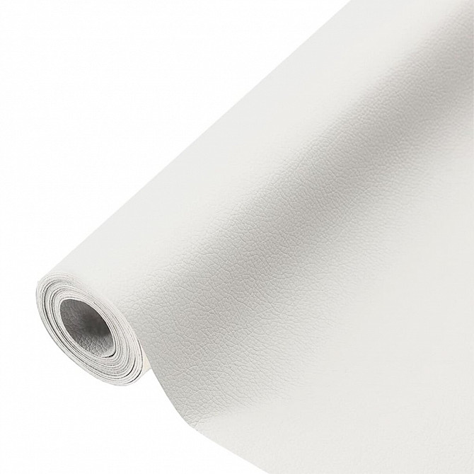 Самоклеюча екошкіра у рулоні 1.37*3m*0.5mm White (d) Sw-00001415 Киев - изображение 1