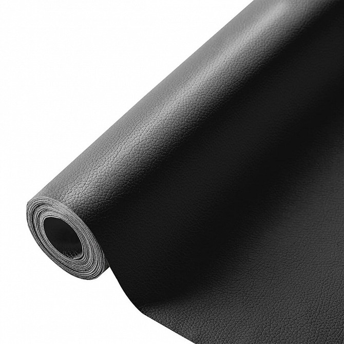 Самоклеюча екошкіра у рулоні 1.37*3m*0.5mm Black (d) Sw-00001413 Киев - изображение 1