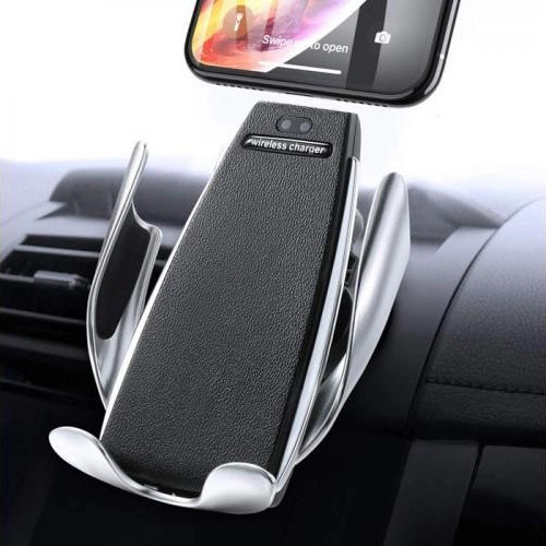 Автомобільний тримач із бездротовою зарядкою Smart Sensor S5 Київ - зображення 1
