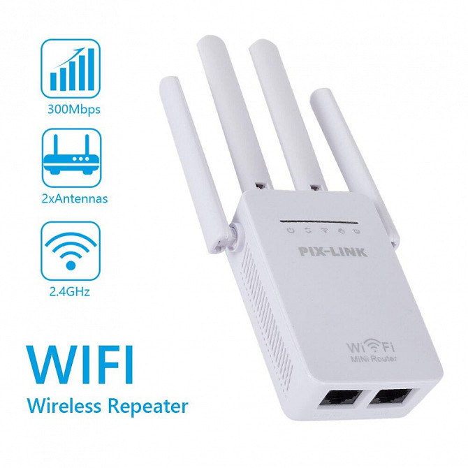 Беспроводной Wi-fi роутер-повторитель Wr09q, 300 Мбит/с, усилитель сетевого сигнала Iieee802.11 b/g/ Одесса - изображение 1