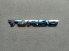 Наклейка Turbo Серебро Металлическая на авто из г. Борисполь