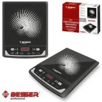 Індукційна керамічна плита Besser 10212 2000w, 8 рівнів потужності Киев - изображение 1