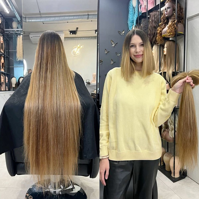 Куплю волосся у Дніпрі Дорого-від 35 см і більше!инстаграм buying_your_hair Вайбер 0961002722 Дніпро - зображення 1