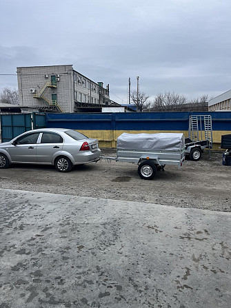 Новий автомобільний причіп 200х130х40 оцникований Знаменка - зображення 1