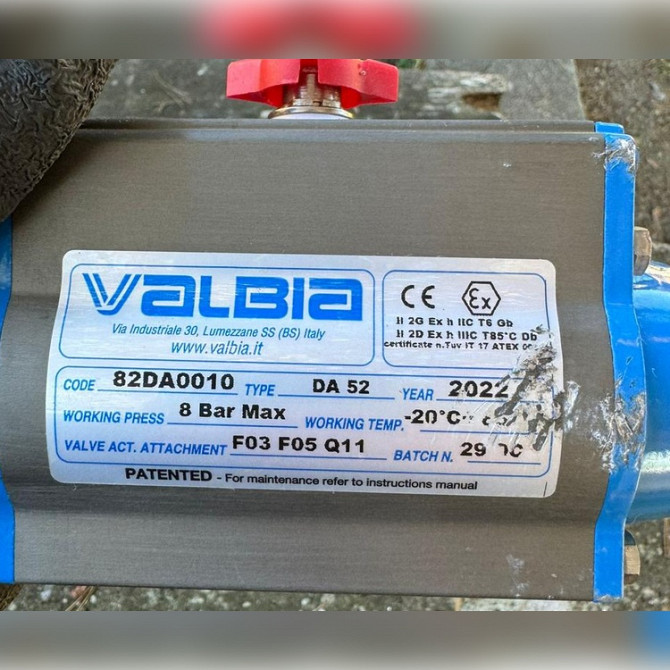 Привід двосторонньої дії Valbia Da52 Сумы - изображение 1