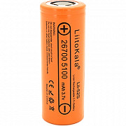 Акумулятор 26700 Li-ion 5000mah 5100-5200mah, 3.7v (2.75-4.2v), Orange Liitokala із м. Київ