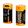 Аккумулятор Fenix 16340 700 UP mah Li-ion micro usb, Аккумуляторная батарейка із м. Київ