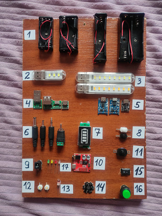 Електроніка, кнопки, штекера, Світлодіодні лампочки, гнезда Dc, Роз'єм micro Usb Бориспіль - зображення 1