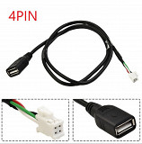 Usb-кабель 4-контактный разъем для автомобильного радио, стерео систем, автоэлектрика із м. Бориспіль