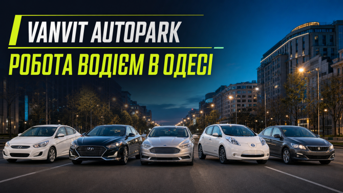 Робота водієм в Одесі — авто Vanvit або власне авто Одеса - зображення 1