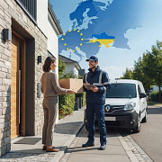 Кур’єрська доставка посилок, багажу, документів в Європу / ЄС із м. Київ