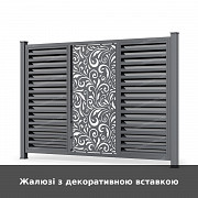 Жалюзі з декоративною вставкою із м. Луцьк