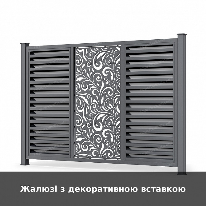 Жалюзі з декоративною вставкою Луцьк - зображення 1
