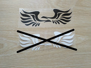 Наклейка на авто Крылья на зеркала заднего вида, на эмблему авто із м. Бориспіль