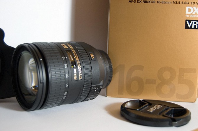 объектив Nikon AF-S DX Nikkor 16-85mm f/3.5-5.6G ED VR Николаев - изображение 1
