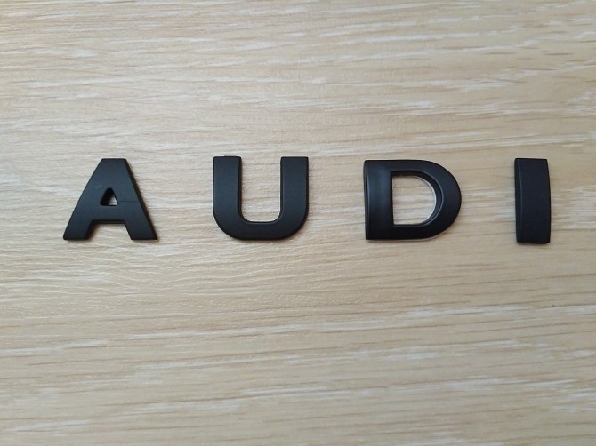 Металлические буквы ауди Audi на кузов авто Борисполь - изображение 1