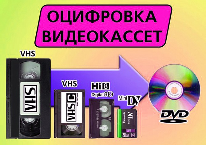 оцифровка VHS кассет г Николаев Миколаїв - зображення 1