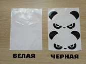 Наклейки на авто Панда Черная , Белая на зеркала заднего вида из г. Борисполь